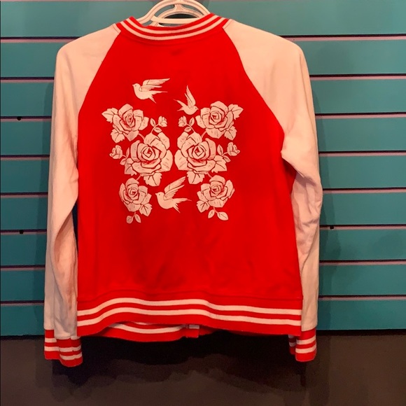 Girls size medium justice button up sweater - Picture 4 of 5